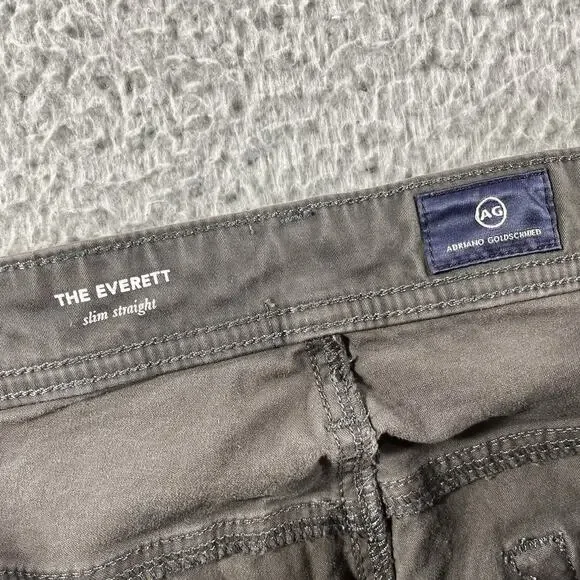 AG Adriano Goldschmied The Everett Slim Straight Pants Mens 32x32 (FITS 32x30) - Picture 4 of 10